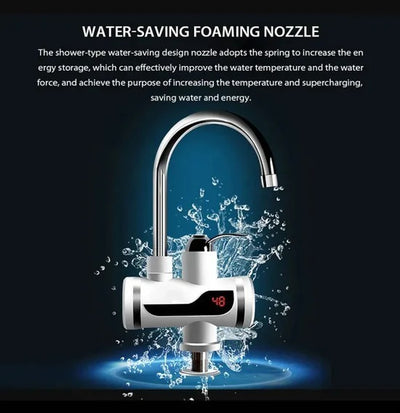 Electric kitchen Instant water Heater Tap- Instant Hot water Faucet/ Fast Heating Tankless Faucet.